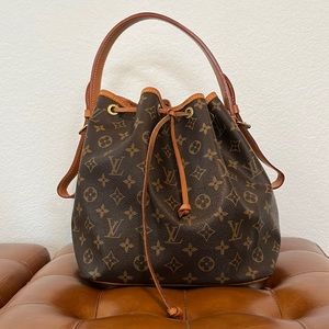 Authentic Louis Vuitton Monogram Petit Noe (verified by Fashionphile)